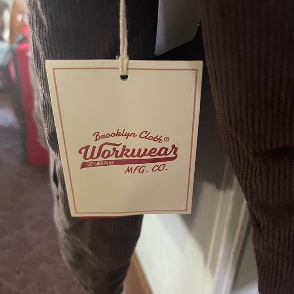 Brooklyn Cloth Brown Corduroy Jacket with Sherpa Lining - Picture 2 of 3